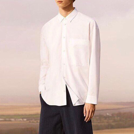 laine COS 빅포켓 셔츠 4color(아이보리.소라.옐로우.스트라이프) 남자 셔츠 남방